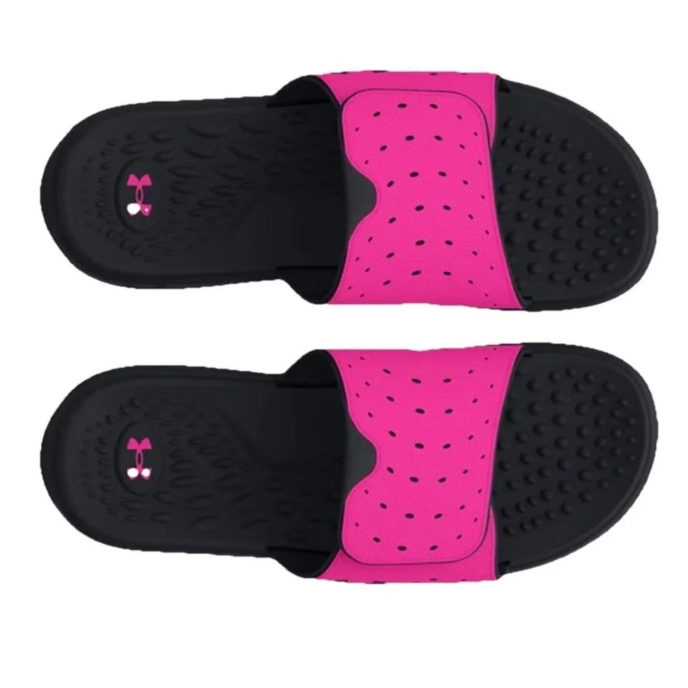 Under Armour‎ Girls 3026039 UA Ignite Pro Slides, Rebel Pink, Size 4y New